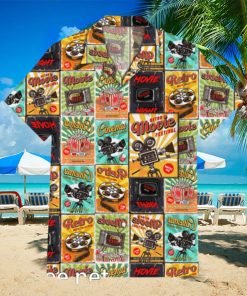 Retro Movie Festival Hawaiian Shirt