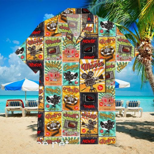 Retro Movie Festival Hawaiian Shirt