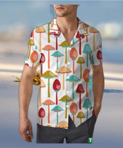 Retro Mushroom Unisex 3D Hawaiian Shirt Summer Gift For Men And Women Holiday