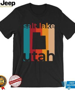 Retro Salt Lake City Utah T Shirt