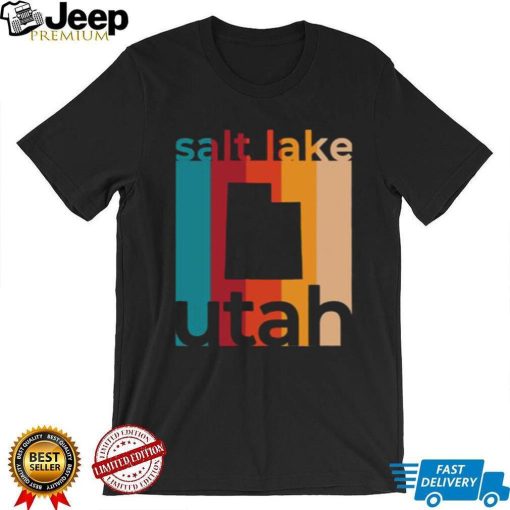 Retro Salt Lake City Utah T Shirt