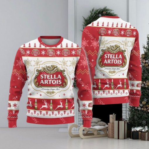 Retro Stella Artois Christmas Ugly Sweater