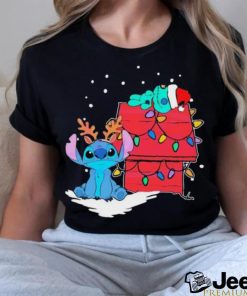 Retro Stitch And Scrump Christmas Lights Shirt