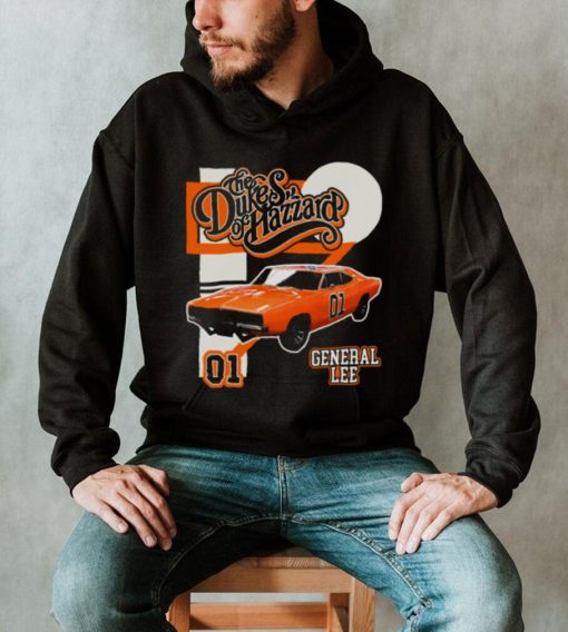 Retro Style General Lee Hazzard Racing Design Dukes Of Hazzard Hoodie Shirt