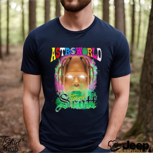 Retro Travis Scott Astroworld Concert Official Tour Shirt