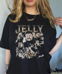 Retro Vintage Jelly Roll Music Backroad Baptism Tour 2023 Shirt