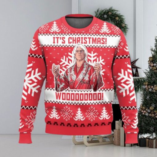 Ric Flair It’s Christmas Woooo Ugly Christmas Sweater