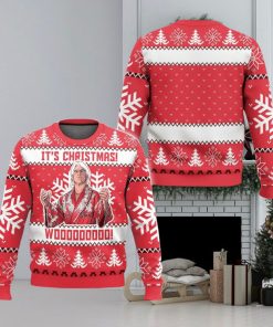 Ric Flair It’s Christmas Woooo Ugly Sweater Gift Christmas For Men And Women