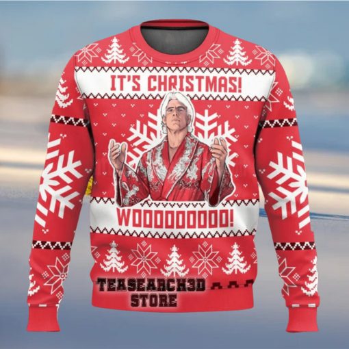 Ric Flair It’s Christmas Woooooo Ugly Christmas Sweater