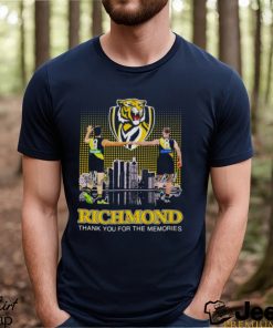 Richmond thank You for the memories Skyline signatures shirt