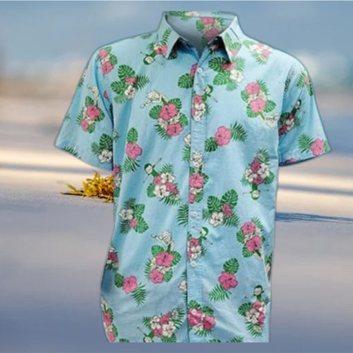 Rick And Morty Hawaiian Shirt Tropical Palm Leaves Gift For Beach Holiday