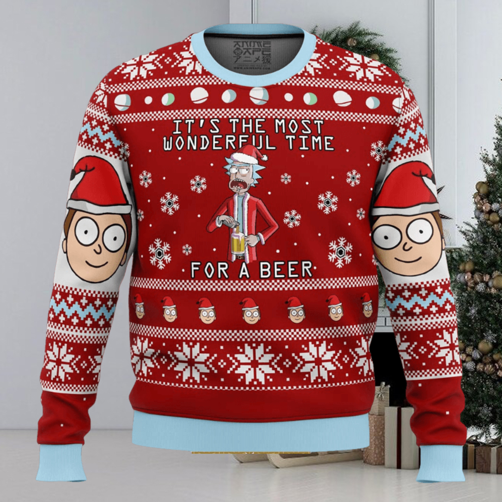 Rick and morty holiday on sale sweater