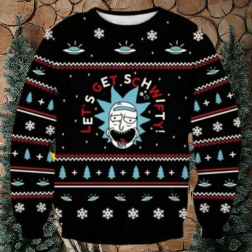 Rick And Morty Ugly Christmas Sweaters Let Schwifty Christmas Style