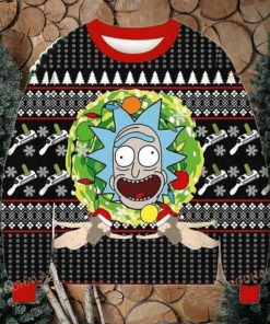 Rick Sanchez All Over Printed Funny Ugly Christmas Sweater