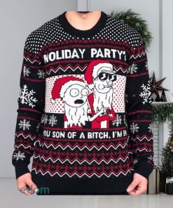 Rick and Morty Son Christmas Northern Knitted 3D Sweater For Thanksgiving