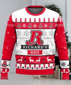 Rickards Red Beer All Over Printed Ugly Christmas Sweater Trending Christmas Gift Ideas