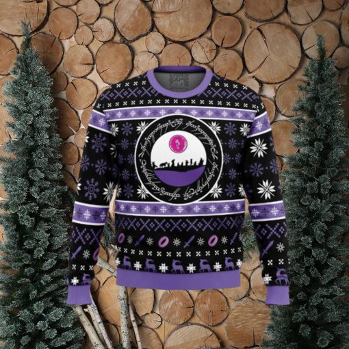 Ring Language Lord of the Ring Ugly Christmas Sweaters
