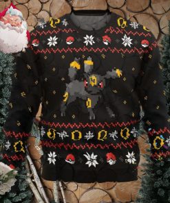 Ring Of Umbreon Pokemon Christmas AOP Sweater