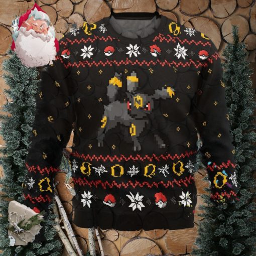 Ring Of Umbreon Pokemon Christmas AOP Sweater