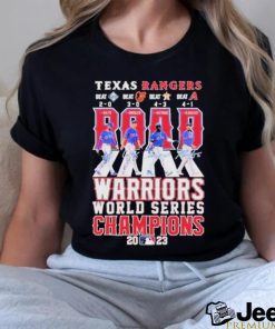 Road Warriors Texas Rangers Abbey Road World Series Champions 2023 Signatures Shirt