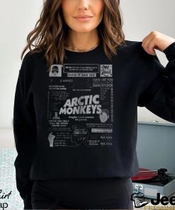 Rock Band Arctic Monkeys Black T Shirt Am Gift Merch Tee Hoodie Unisex