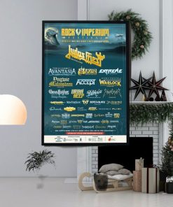 Rock Imperium Festival From 19 To 22 June 2024 Lined Up Home Decor Poster Canvas