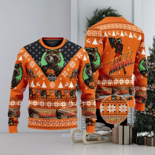 Rocket Raccoon Marvel Comics Ugly Christmas 3D Sweater For Men And Women