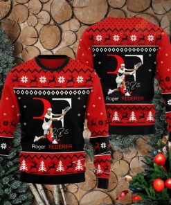 Roger Federer 3D Ugly Christmas Sweater