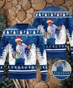 Roger Federer Christmas 3D Sweater