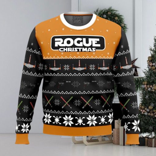 Rogue Christmas Star Wars Ugly Christmas Sweater Xmas 3D Printed Christmas Sweater Gift