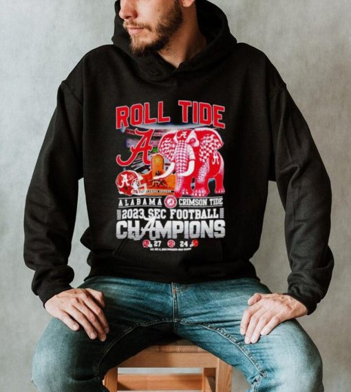 Roll Tide Alabama Crimson Tide 2023 SEC football Champions 27 24 shirt