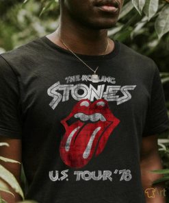 Rolling Stones Women's US Tour 78 Girls and Jr Black T Shirt