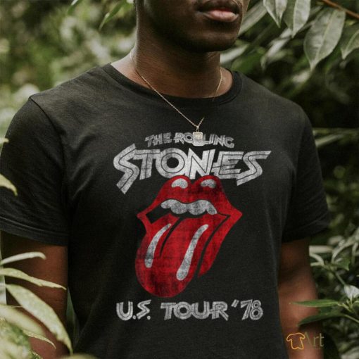 Rolling Stones Women’s US Tour 78 Girls and Jr Black T Shirt