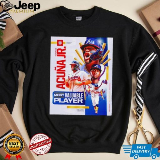 Ronald Acuna Jr 2023 National League Most Valuable Player poster shirt