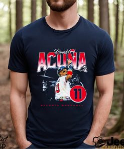 Ronald Acuña Jr. Atlanta Baseball Lightning Shirt