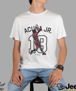 Ronald Acuña Jr. Atlanta Braves Double Play Name & Number Shirt