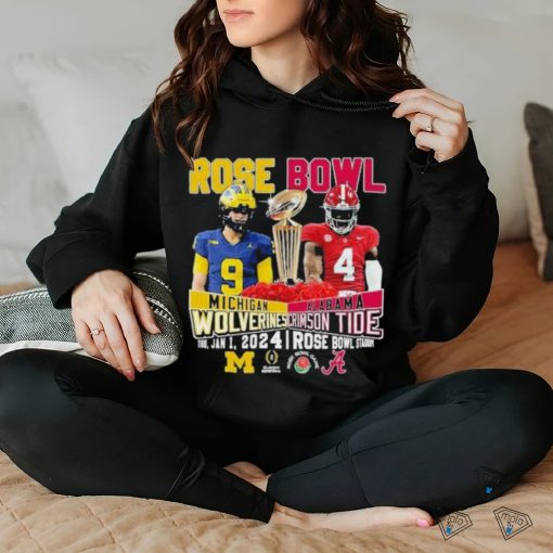 Rose Bowl Michigan Wolverines Vs Alabama Crimson Tide Thu Jan 1 2024 Rose Bowl Stadium shirt