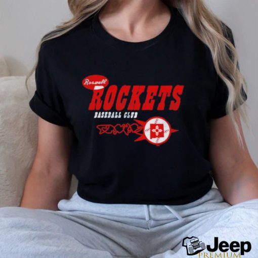 Roswell Rockets Baseball logo shirt