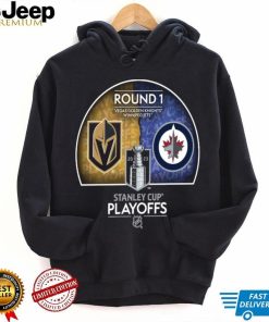 Round 1 Vegas Golden Knights Vs Winnipeg Jets 2023 Stanley Cup Playoffs shirt