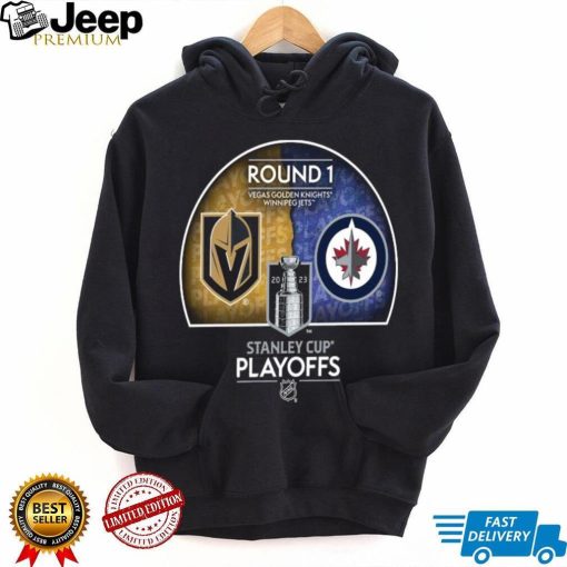 Round 1 Vegas Golden Knights Vs Winnipeg Jets 2023 Stanley Cup Playoffs shirt