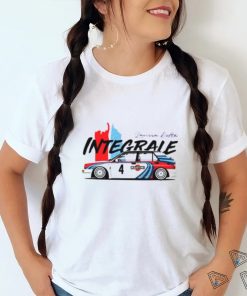 Round Neck T Shirt Unisex   Lancia Delta Integrale Rally Car