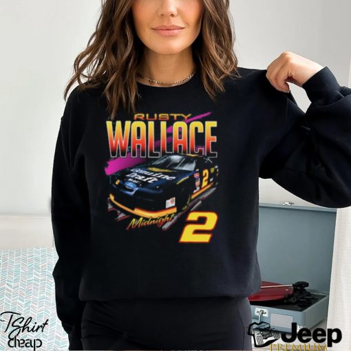 Round Neck T Shirt Unisex   Rusty Wallace   NCD Shirt