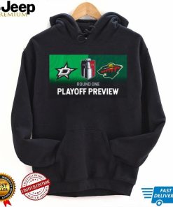 Round one Dallas Stars Vs Minnesota Wild 2023 Stanley Cup Playoffs shirt