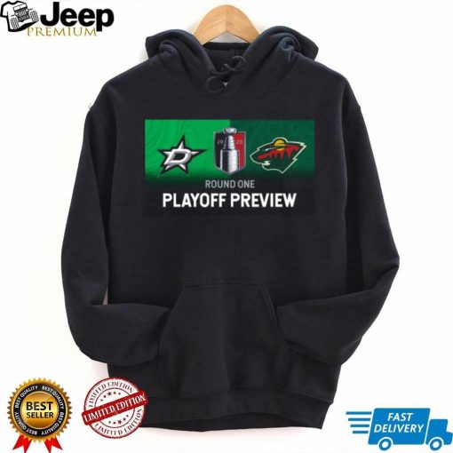 Round one Dallas Stars Vs Minnesota Wild 2023 Stanley Cup Playoffs shirt