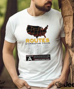 Routes Corridor Tour American State shirt