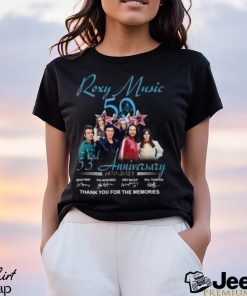 Roxy Music 53rd Anniversary 1970 – 2023 Thank You For The Memories T Shirt