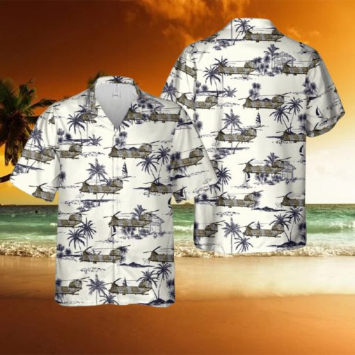 Royal Air Force Boeing Vertol Chinook HC1B (352) Hawaiian Shirt Vintage Gift