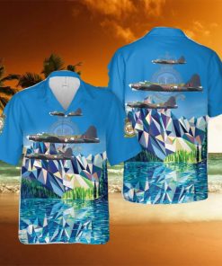 Royal Air Force Fortress B.III KJ117, No 223 Squadron, 100 Group, 1945 Hawaiian Shirt Vintage Gift