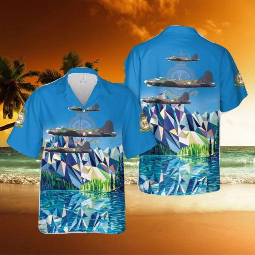 Royal Air Force Fortress B.III KJ117, No 223 Squadron, 100 Group, 1945 Hawaiian Shirt Vintage Gift