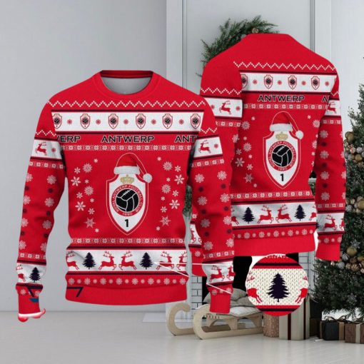 Royal Antwerp F.C Ugly Christmas Sweater Great Gift For Fans